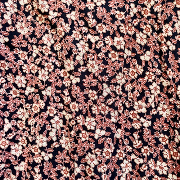 Ditsy Floral Maxi Faux Wrap Bias Skirt - Picture 2 of 7